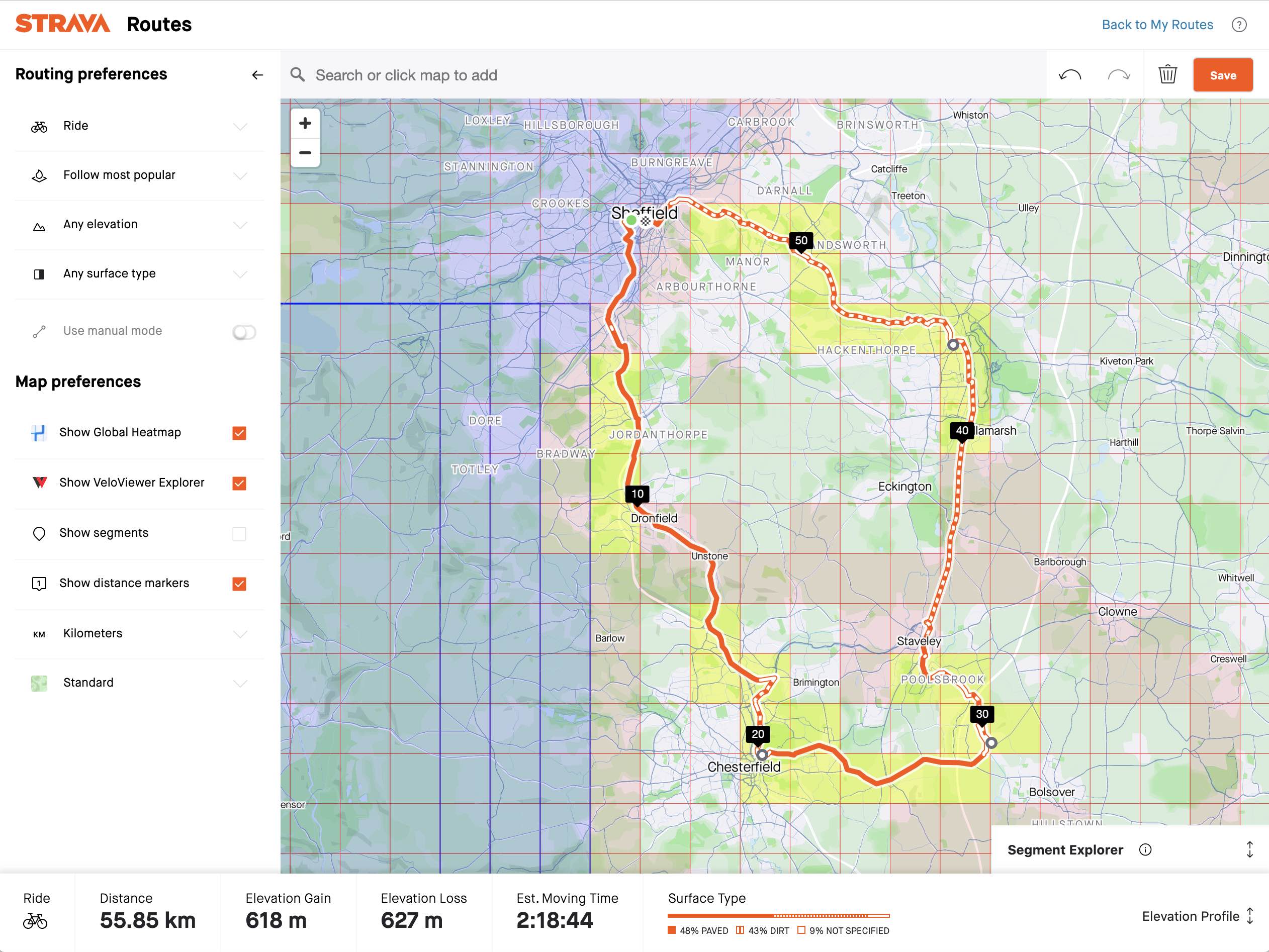 Strava website